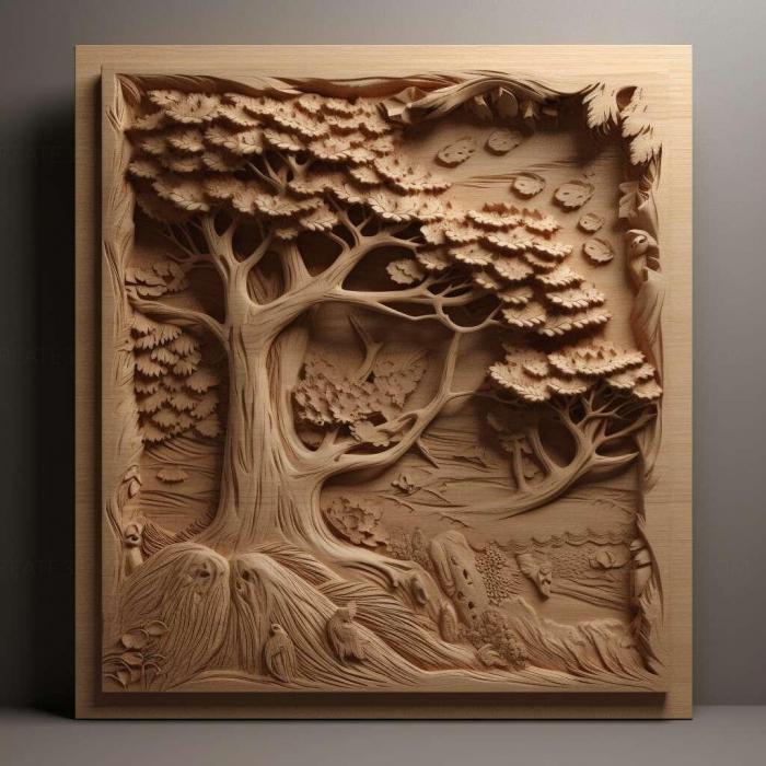 نموذج ثلاثي الأبعاد لآلة CNC 3D Art 